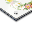 Vintage floral wreath rose decoration Acrylic print