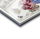 Costumes Parisiens No. 71: Manteau de Th&eacute&acirctre from Journal des Dames et des Modes 1913 fashion illustration by George Barbier.  Acrylic print