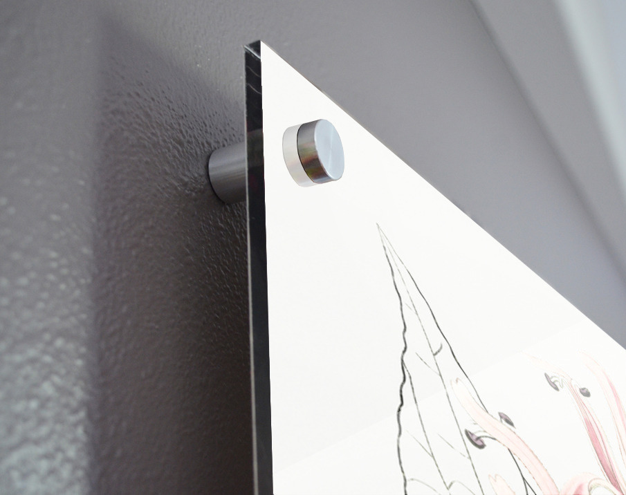 Flesh-colored justicia from Edwards Botanical Register 1829-1847  by Sydenham Edwards John Lindley and James Ridgway. Acrylic print of