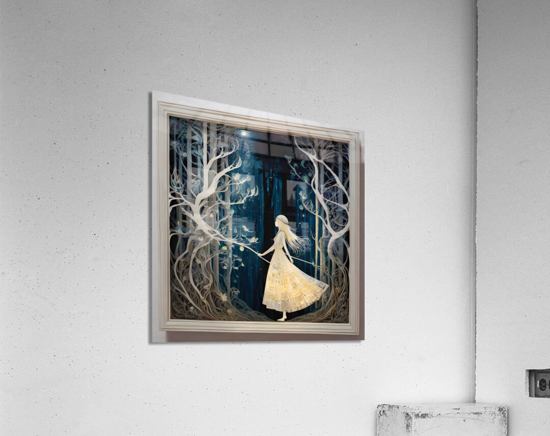 Secret Garden By ISHISH Acrylic Print