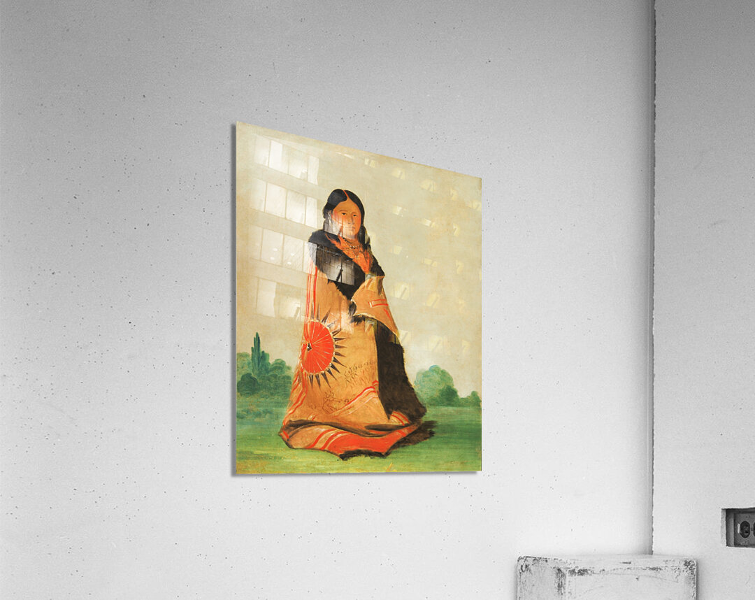 Mong-Shóng-Sha Bending Willow Wife of Great Chief 1832 Acrylic Print