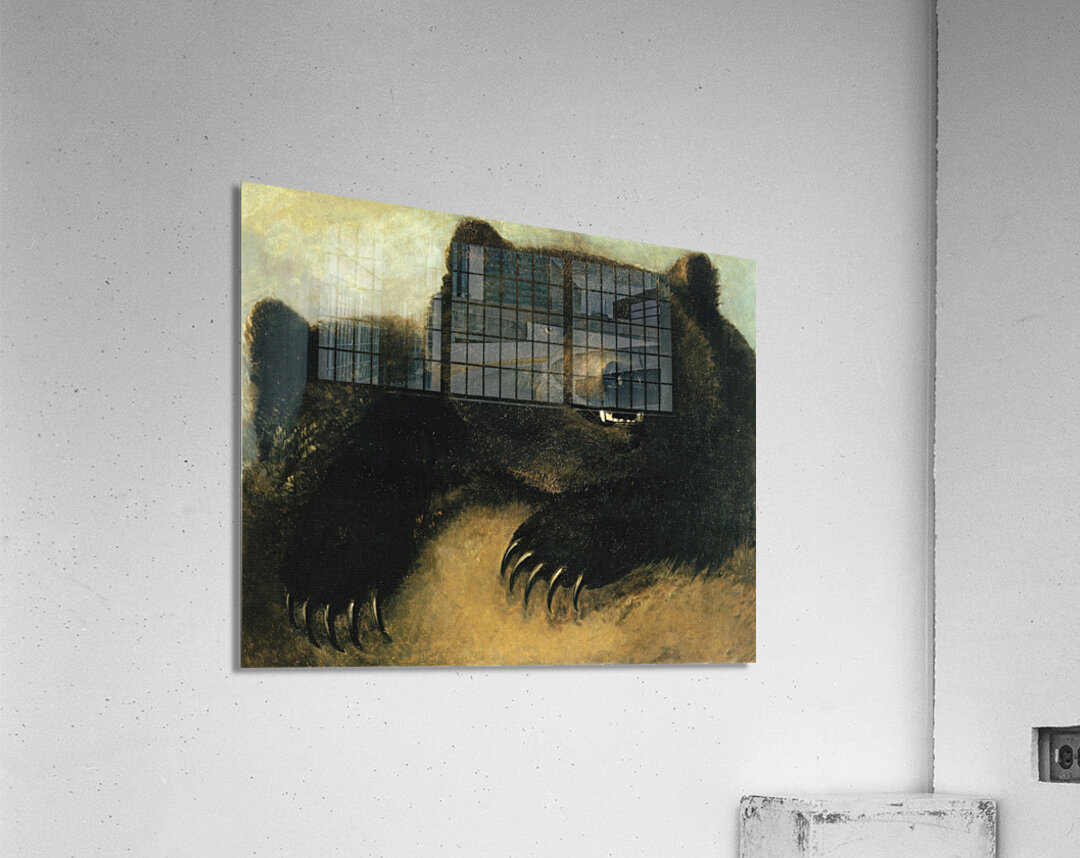 Weapons and Physiognomy of the Grizzly Bear 1846-1848 Acrylic Print