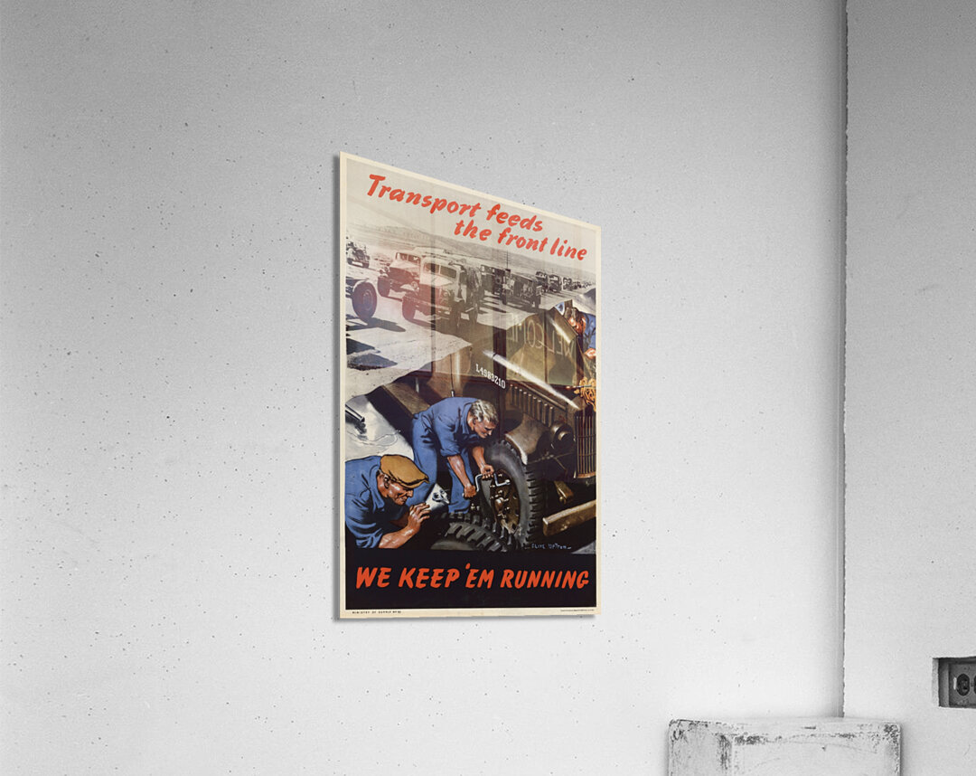 Transport Feeds the Front Line Acrylic Print