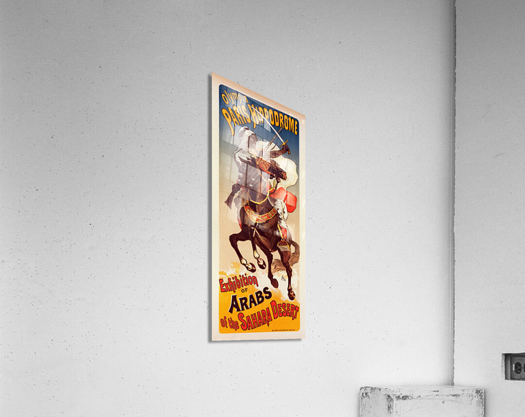 Exhibition D’arabes Du Sahara 1899 Poster by Jules Chéret Acrylic Print