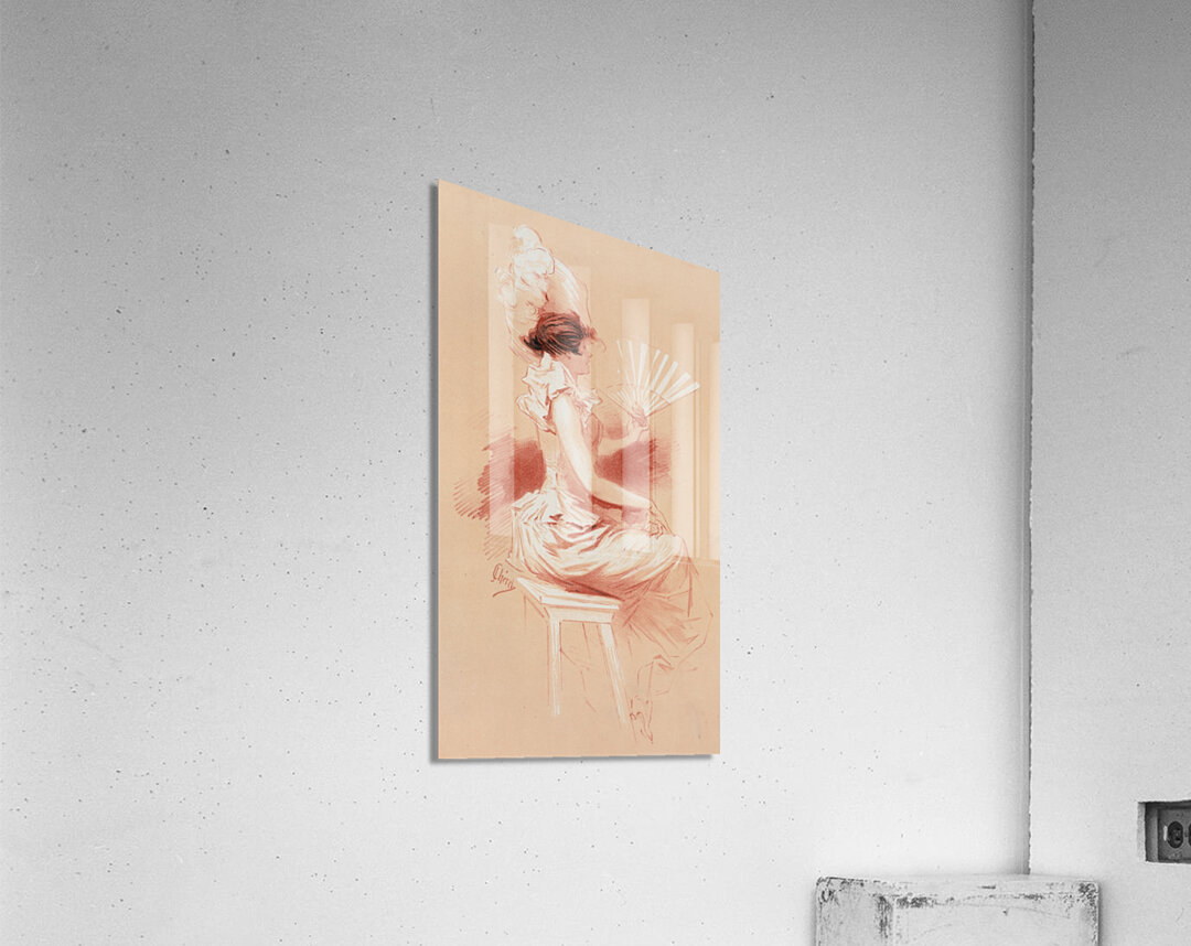 Dessin original pour les ‘Maîtres de l’Affiche’ 1897 Illustration by Jules Chéret Acrylic Print