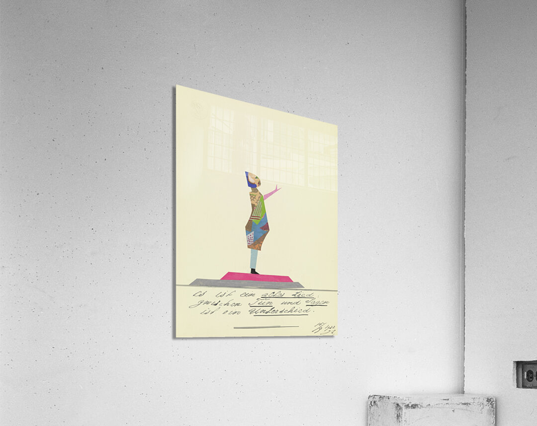 ‘Es ist ein altes Lied …’ 1932  My Pictures Become Wilder and Wilder By John Elsas Acrylic Print