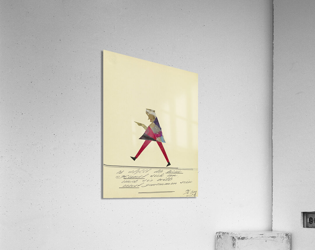 ‘Es stellt die neue Kunst sich ein …’ 1932  My Pictures Become Wilder and Wilder By John Elsas Acrylic Print