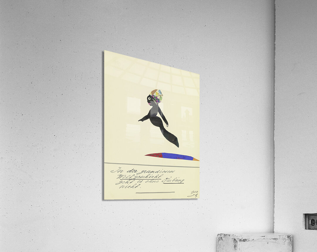 ‘In der grandiosen Weltgeschicht …’ 1932  My Pictures Become Wilder and Wilder By John Elsas Acrylic Print