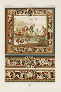 17th Century pattern. 1888 edition Lornement Polychrome by Albert Racine 1825–1893.