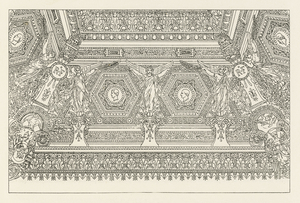 Architecture Pattern. 1888 edition Lornement Polychrome by Albert Racine 1825–1893.