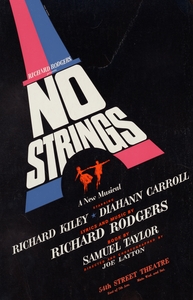 No strings a new musical 1962 Paul Bacon American 1923 – 2015 Artcraft Lithograph Poster 1905–1970