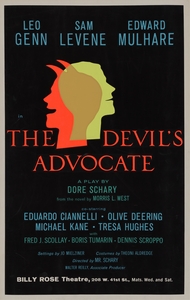 The Devil’s Advocate 1962 Artcraft Lithograph Poster 1905–1970