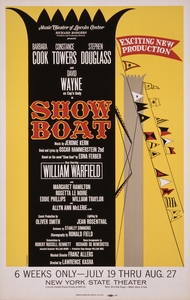 Showboat 1966 M. Koskinen Artcraft Lithograph Poster