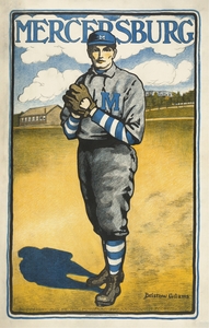 Mercersburg 1903 Poster by Bristow Adams American 1875 – 1956