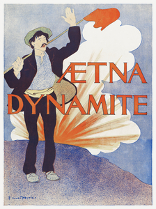 Aetna Dynamite 1895 by Edward Penfield