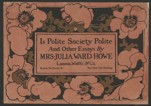 Poster showing illustrated flowers 1895 print by Ethel Reed. 