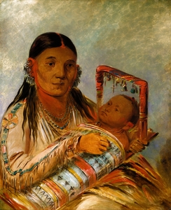 Chée-Ah-Ká-Tchée Wife of Nót-To-Way 1835-1836