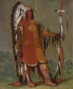 Máh-To-Tóh-Pa Four Bears Second Chief In Full Dress 1832