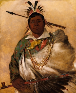 Téh-Ke-Néh-Kee Black Coat a Chief 1834