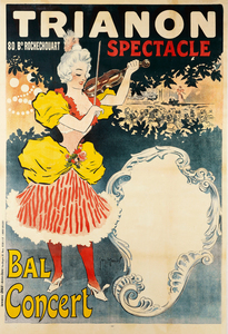 Trianon 80 Bd Rochechouart Spectacle Bal Concert 1897 Posters by Georges Meunier