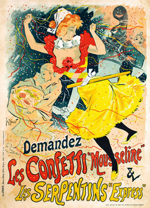 Les Confetti 1894 Posters by Georges Meunier