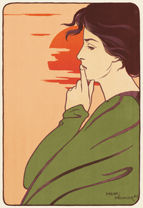 L’Heure du Silence 1897 Illustration by Georges Meunier