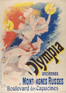 Olympia Anciennes Montagnes Russes 1892 Poster by Jules Chéret