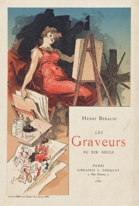 Woman Surrounded by a Printmaker’s Tools and Materials 1886 Poster by Jules Chéret