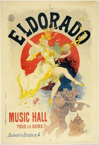 Eldorado Music Hall 1894 Poster by Jules Chéret
