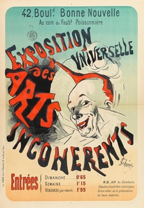 Exposition Universelle Des Arts Incoherents 1889 Poster by Jules Chéret
