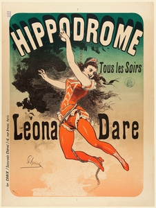 Léona Dare 1882 Poster by Jules Chéret