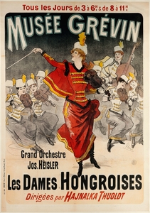 Les Dames Hongroise 1888 Poster by Jules Chéret