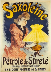 SaxoléinePétrole De Sûreté 1891 Poster by Jules Chéret