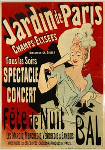 Tous Les Soirs Spectacle Concert 1890 Poster by Jules Chéret