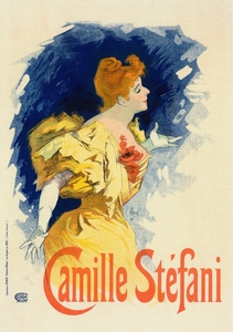 Camille Stéfani 1897 Poster by Jules Chéret