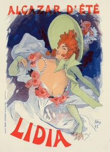 Lidia 1896 Poster by Jules Chéret