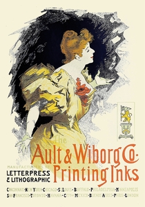 Ault and Wiborg Ad. 085 1890-1913 Poster by Jules Chéret