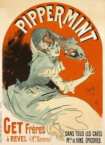 Pipperment 1899 Poster by Jules Chéret