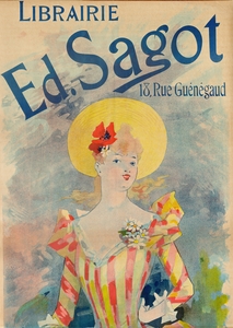 Bookstore Ed. Sagot  Poster by Jules Chéret