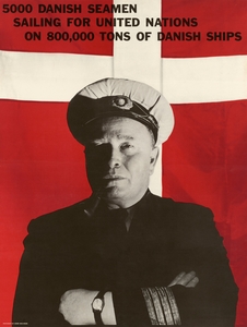 5000 Danish Seamen Sailing for United Nations on 800000 Tons of Danish Ships 