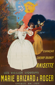 The old liqueurs Marie Brizard & Roger 1912 by Leonetto Cappiello