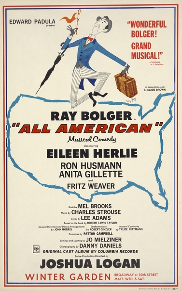 All American 1962 Artcraft Lithograph American 1905–1970 Poster Print