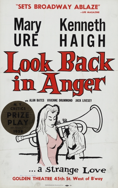 Look back in anger 1958 Artcraft Lithograph Poster 1905–1970 Print