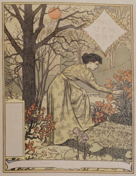 Novembre 1896-1898 Poster by Eugène Samuel Grasset Print
