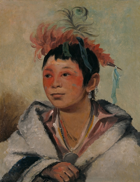 Aú-Nah-Kwet-To-Hau-Páy-O One Sitting In The Clouds a Boy 1831 Print