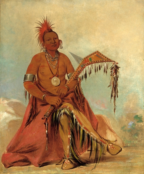Cler-Mónt First Chief of The Tribe 1834 Print