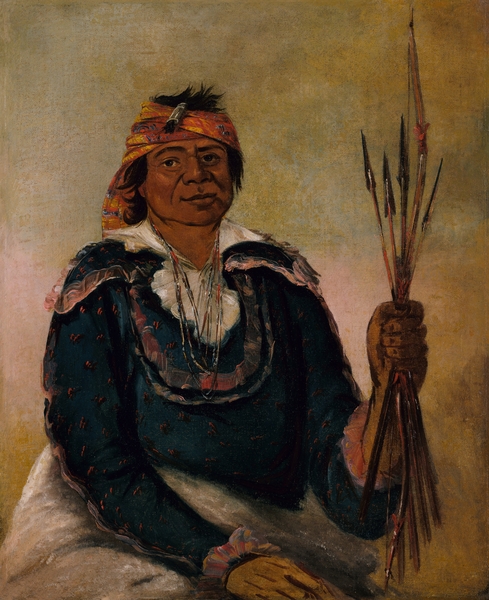 Ni-Có-Man The Answer Second Chief 1830 Print