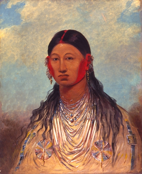 Koon-za-ya-me Female War Eagle 1844 Print