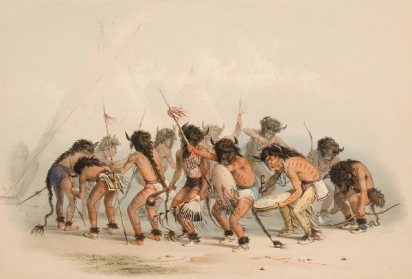 Buffalo Dance 1844 Print