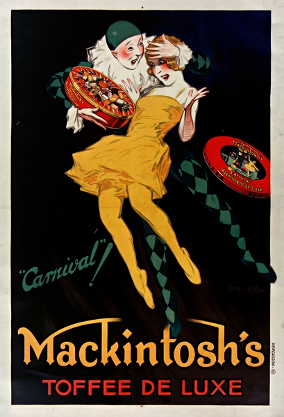 Carnival! Mackintosh’s toffee de luxe 1930 by Jean dYlen Poster Print